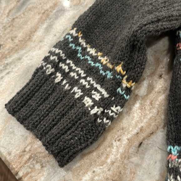 Hand knit Polar Bear Cardigan - Picture 6 of 12